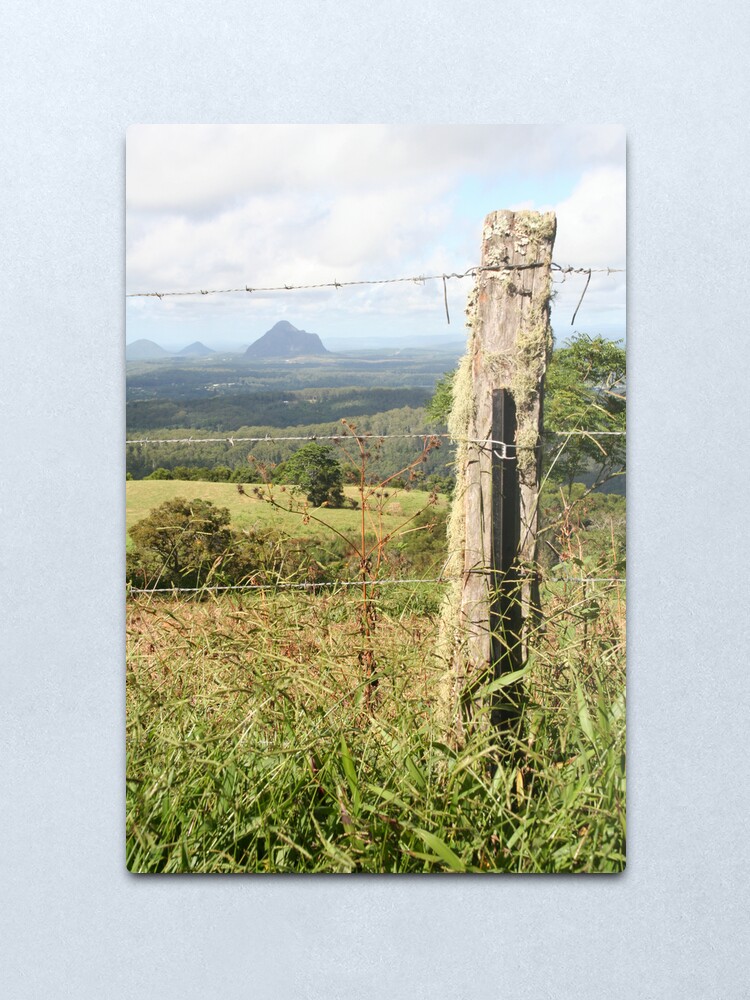 Alternate view of The Fence Metal Print