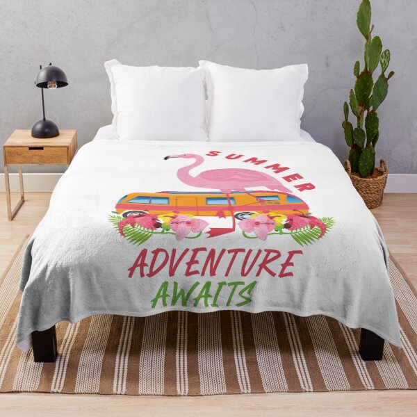 Item preview, Womens Adventure Awaits Funny Camper Summer Vacation t-shirt designed and sold by Artezia.