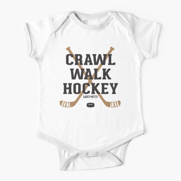 Hockey Baby Crawl Walk Hockey Short Sleeve Baby One-Piece