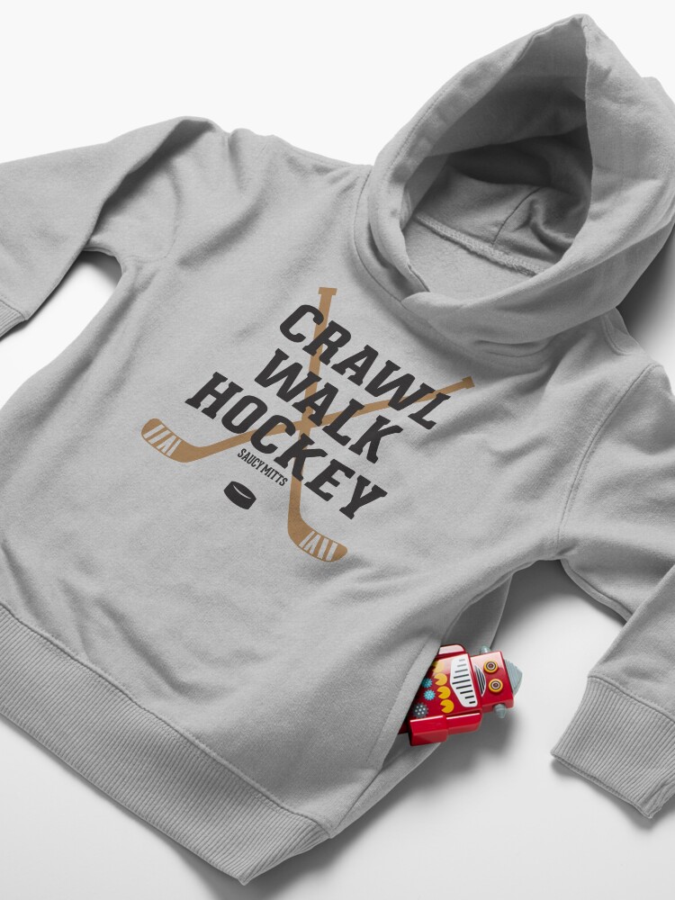 Alternate view of Hockey Baby Crawl Walk Hockey Toddler Pullover Hoodie