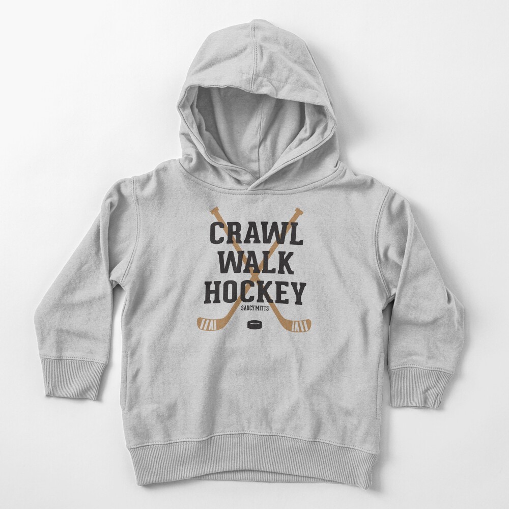 Hockey Baby Crawl Walk Hockey Toddler Pullover Hoodie