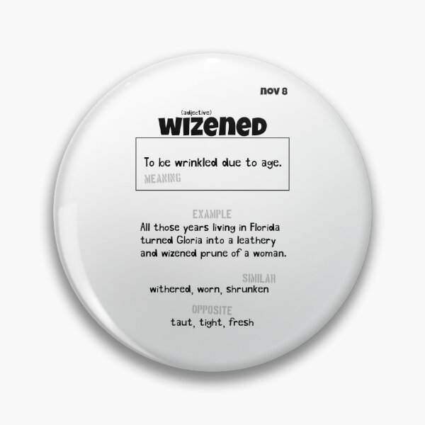 Item preview, November 8 Wizened designed and sold by Square Root of Squid.
