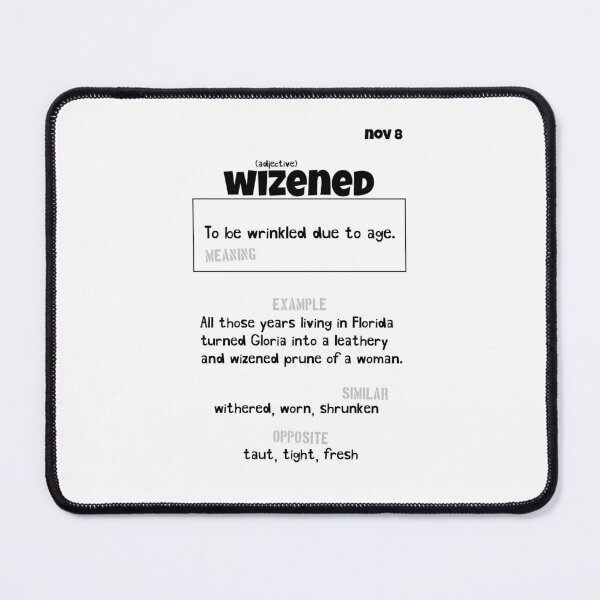 Item preview, November 8 Wizened designed and sold by Square Root of Squid.