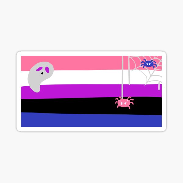 Item preview, Spooky Genderfluid designed and sold by duckyboi27.