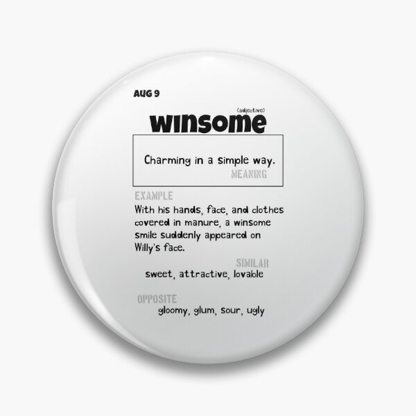 Item preview, August 9 Winsome designed and sold by Square Root of Squid.