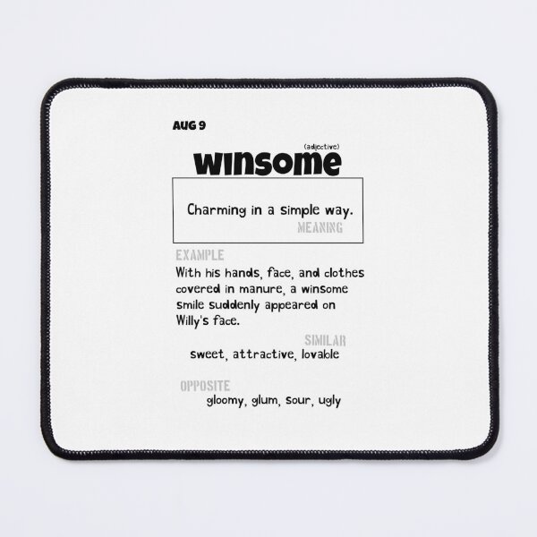 Item preview, August 9 Winsome designed and sold by Square Root of Squid.