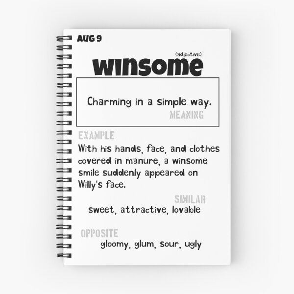 Item preview, August 9 Winsome designed and sold by Square Root of Squid.