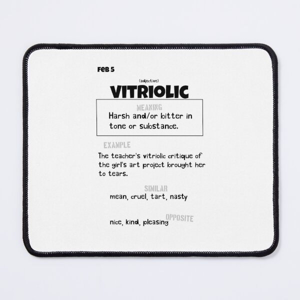 Item preview, February 5 Vitriolic designed and sold by Square Root of Squid.