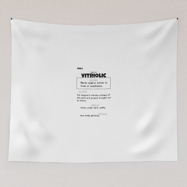 Item preview, February 5 Vitriolic designed and sold by Square Root of Squid.