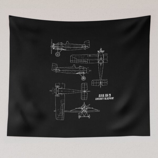 Item preview, Avia BH9 Aircraft Blueprint designed and sold by PodiShawna.