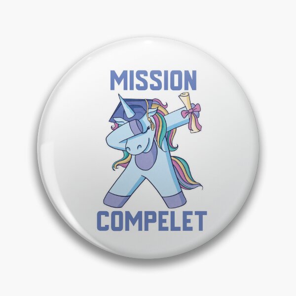 Item preview, mission complete graduation unicorn t-shirt  designed and sold by Artezia.