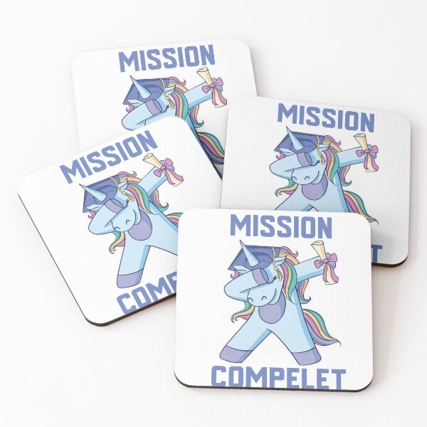 Item preview, mission complete graduation unicorn t-shirt  designed and sold by Artezia.