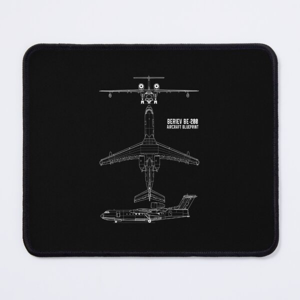 Item preview, Beriev Be200 Aircraft Blueprint designed and sold by PodiShawna.