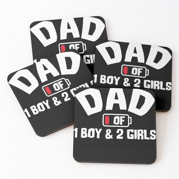 Item preview, Father's Day - Dad Of 1 Boy And 2 Daughters designed and sold by UnknownArtistt.