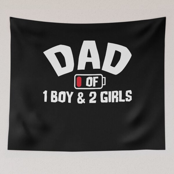 Item preview, Father's Day - Dad Of 1 Boy And 2 Daughters designed and sold by UnknownArtistt.