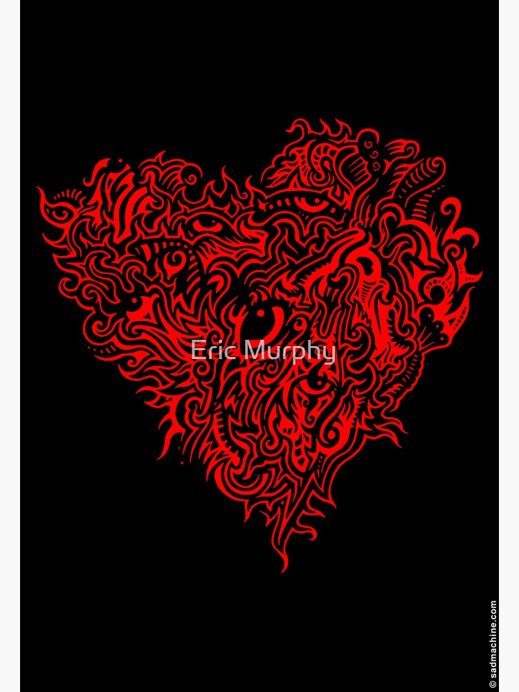 Thumbnail 2 of 2, Greeting Card, strange affections designed and sold by sadmachine.