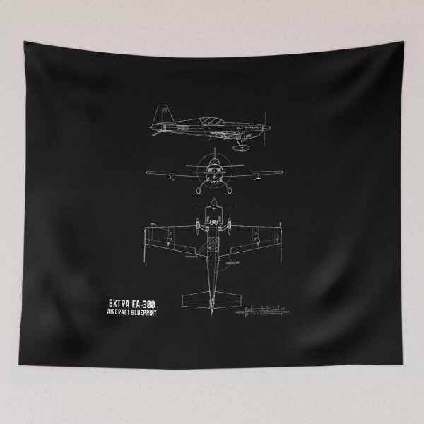 Item preview, Extra EA300 Aircraft Blueprint designed and sold by PodiShawna.
