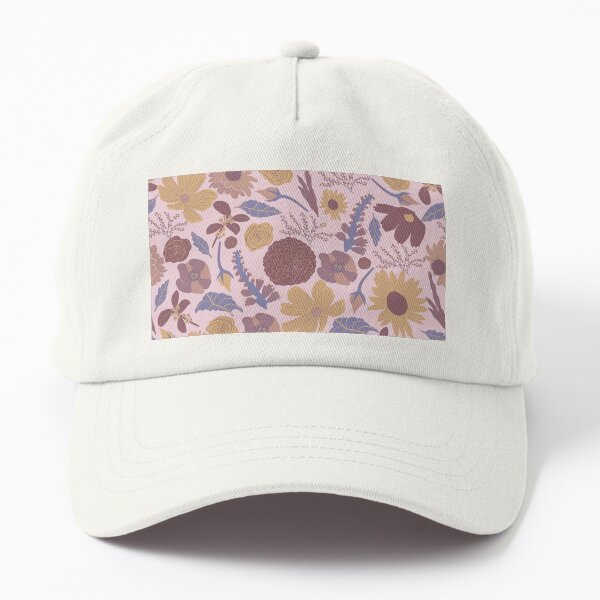 Aperçu de l'œuvre Boho Floral Wildness Rose clair Marron créée et vendue par Lozzie Eliza Designs.