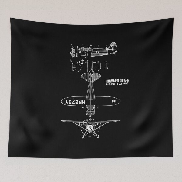 Item preview, Howard DGA 6 Aircraft Blueprint designed and sold by PodiShawna.