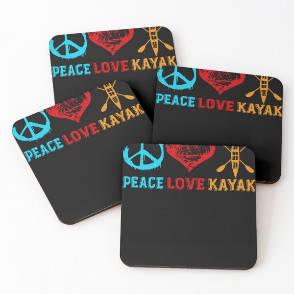 Item preview, Kayaking Peace Love Kayak designed and sold by UnknownArtistt.