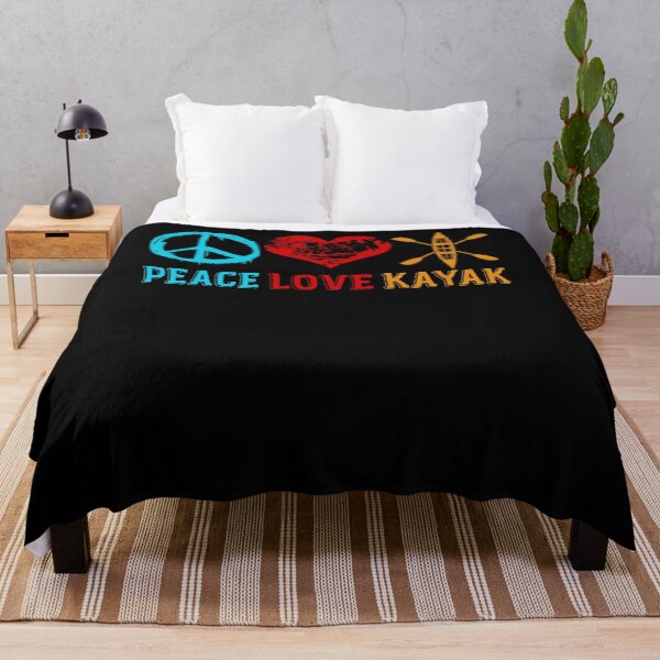 Item preview, Kayaking Peace Love Kayak designed and sold by UnknownArtistt.