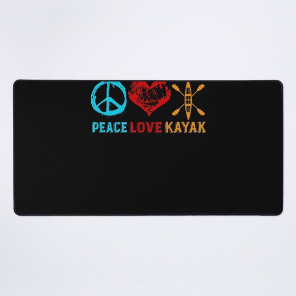 Item preview, Kayaking Peace Love Kayak designed and sold by UnknownArtistt.