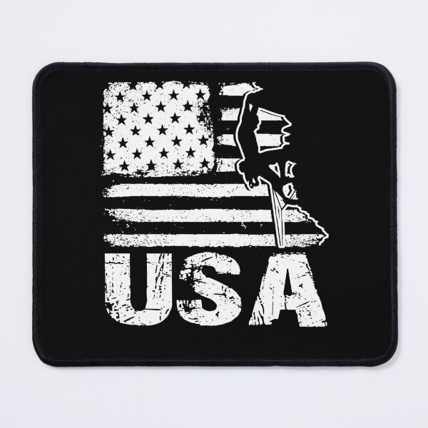 Item preview, Rock Climbing American Flag designed and sold by UnknownArtistt.