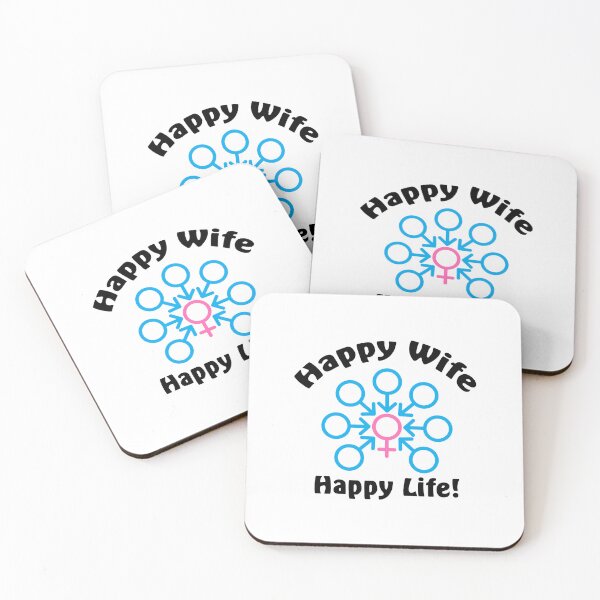 Item preview, Happy Wife, Happy Life Gangbang - Swinger Lifestyle Design designed and sold by swingersshop.