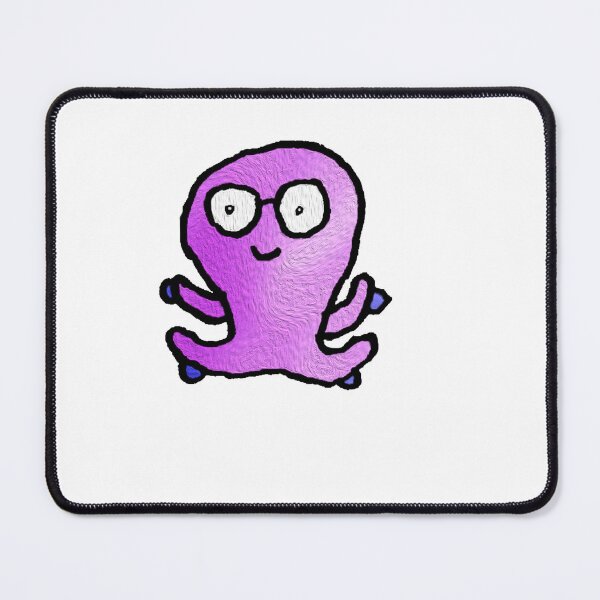 Item preview, Nerdy oily paint octopus  designed and sold by Coffeemerc117.