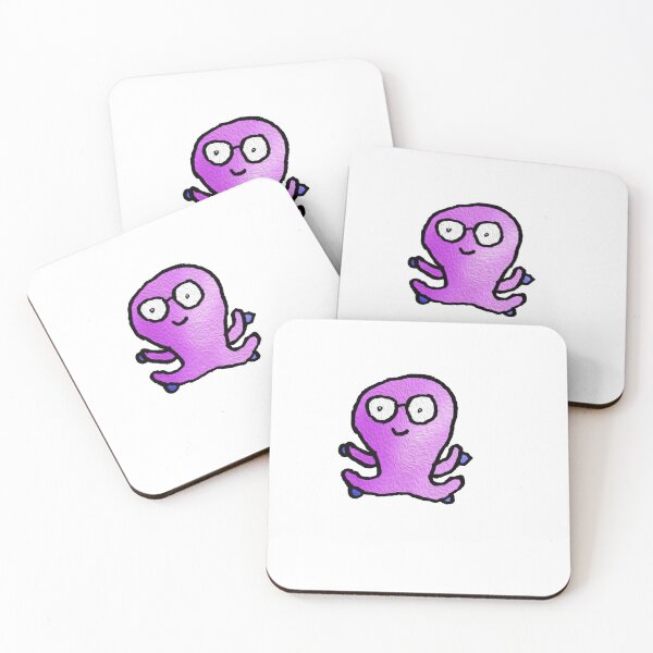 Item preview, Nerdy oily paint octopus  designed and sold by Coffeemerc117.