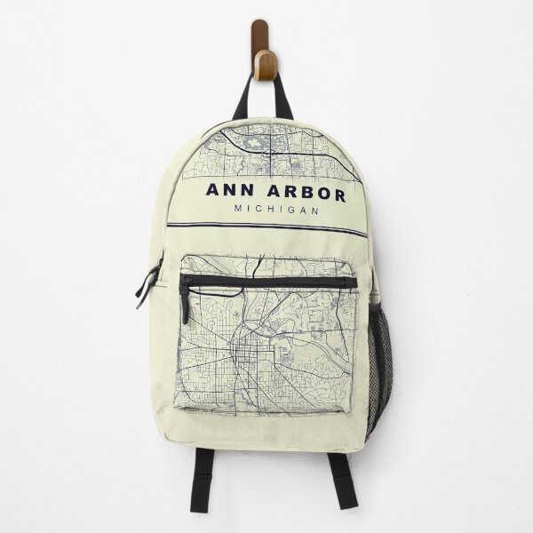 Item preview, Minimalist Ann Arbor Map Inspired By Vintage Style designed and sold by Tamas Das.