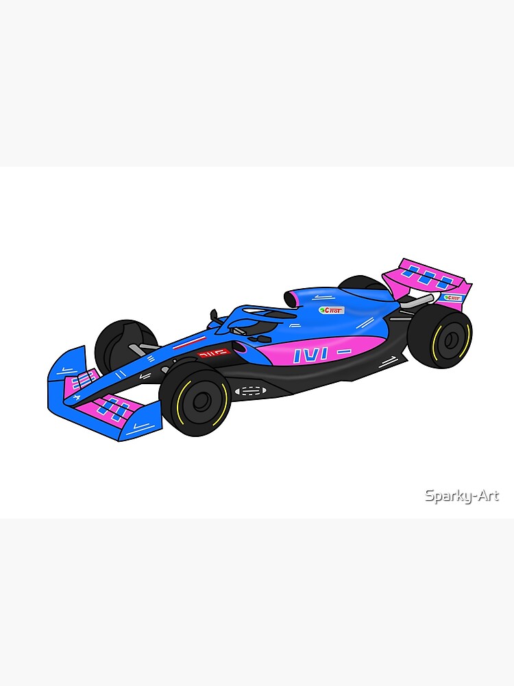 "Alpine Formula One Race Car" Poster for Sale by SparkyArt Redbubble