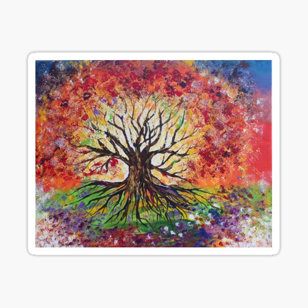 Tree of Light Sticker