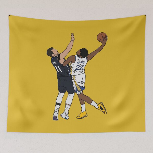 Item preview, Andrew Wiggins Dunks on Luka Doncic designed and sold by RatTrapTees.