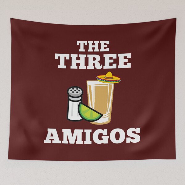 Item preview, 3 Amigos Mexican Musician Restaurant Pepper Lemon Beer Classic TShirt880 designed and sold by LaoTuye.