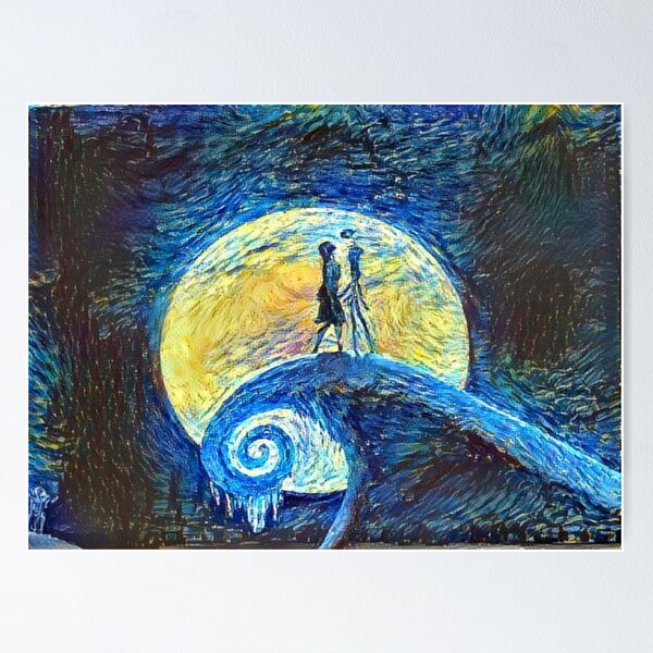 Item preview, Jack and Sally's Starry Night designed and sold by Shannon Doney.