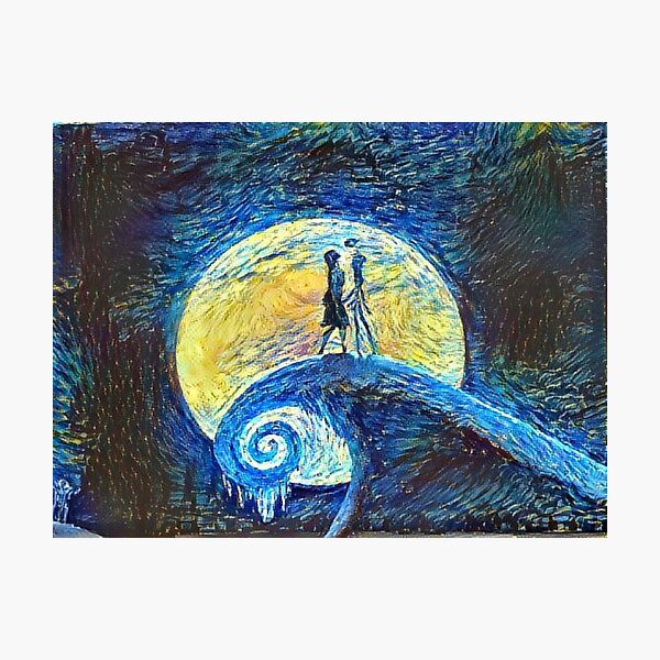 Item preview, Jack and Sally's Starry Night designed and sold by Shannon Doney.