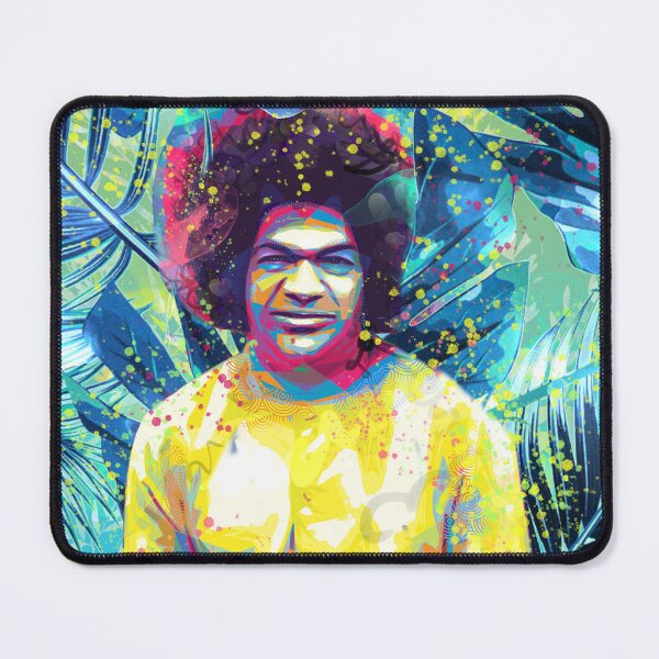 Item preview, Abstract Modern Colourful Tropical Sathya Sai Baba designed and sold by gargeesuresh.