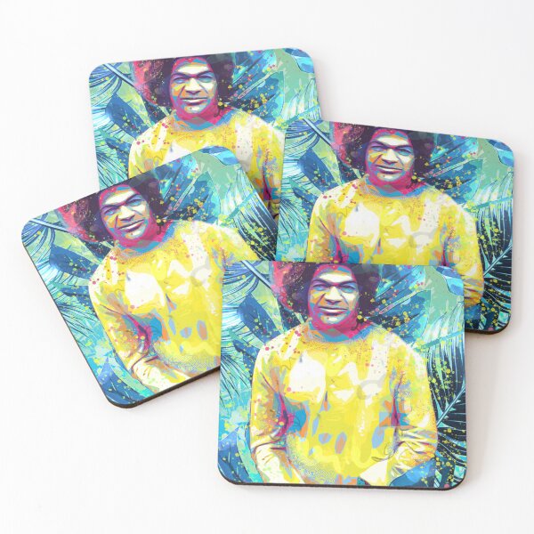Item preview, Abstract Modern Colourful Tropical Sathya Sai Baba designed and sold by gargeesuresh.