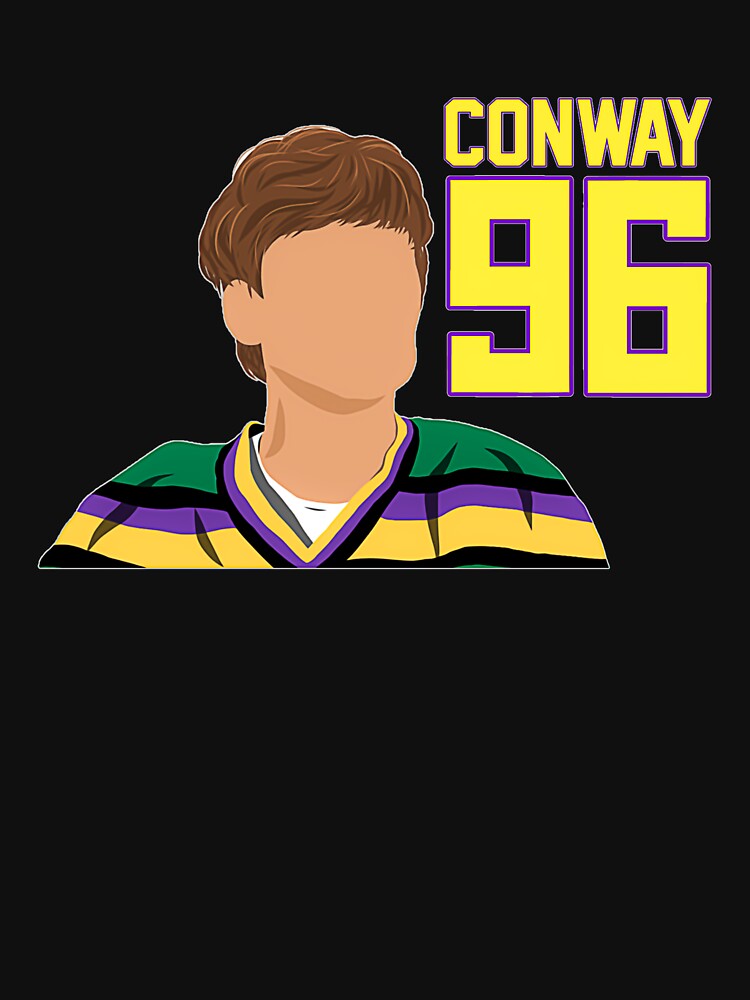 Charlie Conway Mighty Ducks 96 Ice Hockey Jersey, 3XL / Green