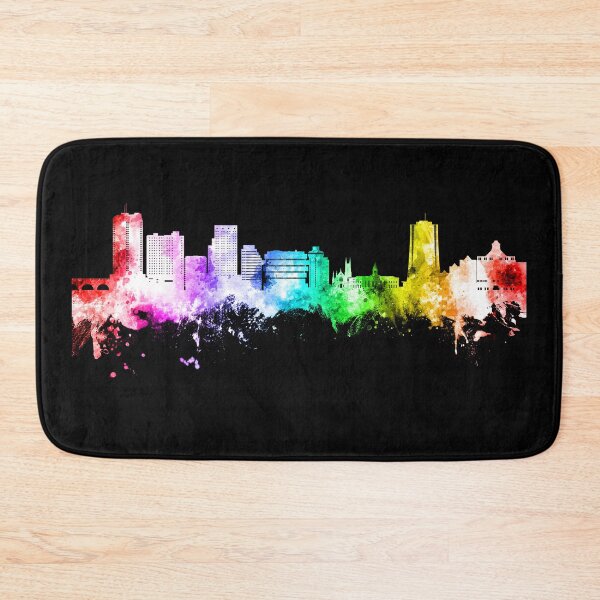 Item preview, Stamford Connecticut Skyline designed and sold by ArtPrints.