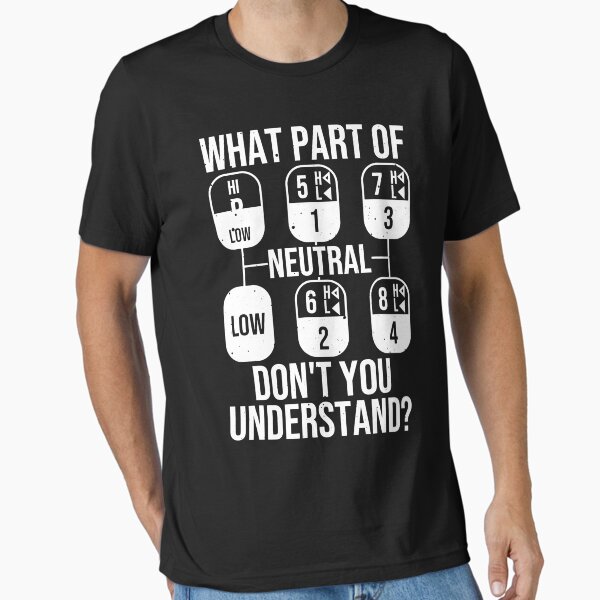 Item preview, Funny Trucker Design For Men Women Truck Driver Manual Drive designed and sold by ewenstafford.