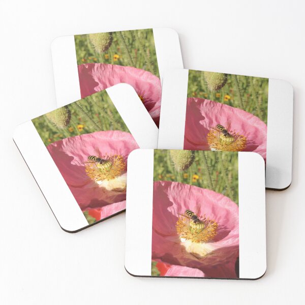 Item preview, Visitor on the pink poppy designed and sold by mthyselius.