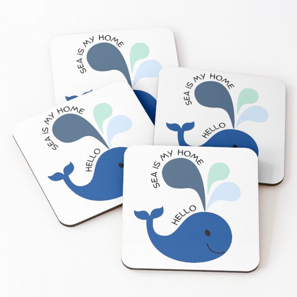 Item preview, Sea is my home - Whale | Kids designed and sold by Wanc Designs.