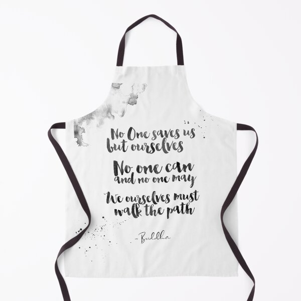 Item preview, No One Saves Us But Ourselves - Quotes From Buddha On Life designed and sold by Buddhaport.