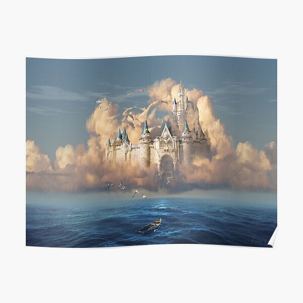 Castle in the Sky or Clouds of Shattered Dreams Poster