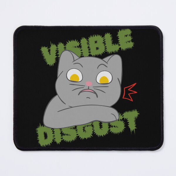 Item preview, Visible Disgust Cat Gray designed and sold by ChiweenieHobbit.