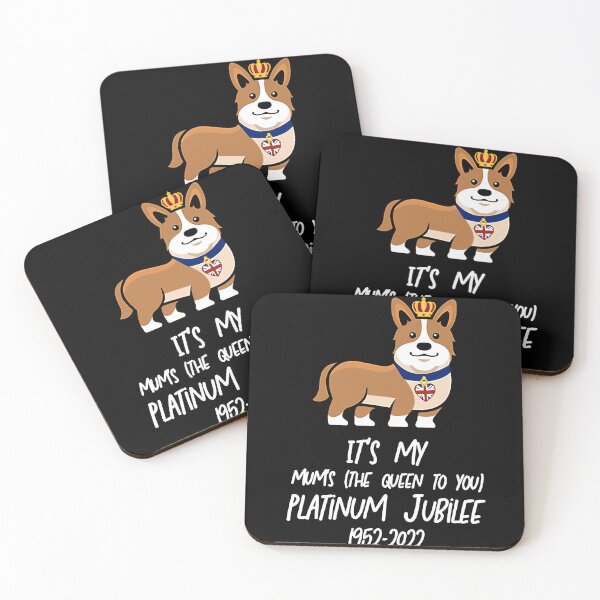 Item preview, Queen, Jubilee, It's My Mums (The Queen to You) Platinum Jubilee 1952-2022 Corgi Dog Cute,Qeen art designed and sold by Glenclo1.