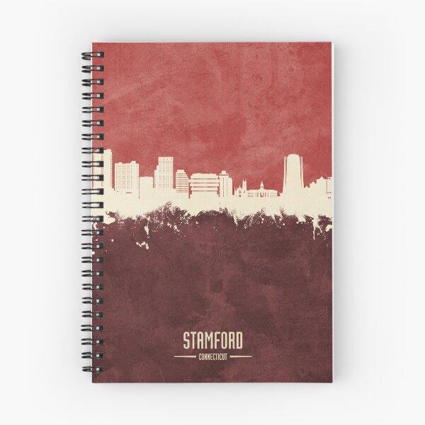Item preview, Stamford Connecticut Skyline designed and sold by ArtPrints.