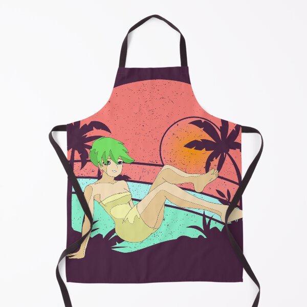 Item preview, Yellow Bodycon Dress Anime Girl And Sunset designed and sold by Chubuter.